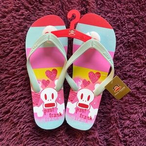 Paul frank 9-10 flip flops bnwt